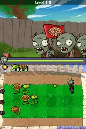 Plants vs. Zombies (USA) screen shot game playing